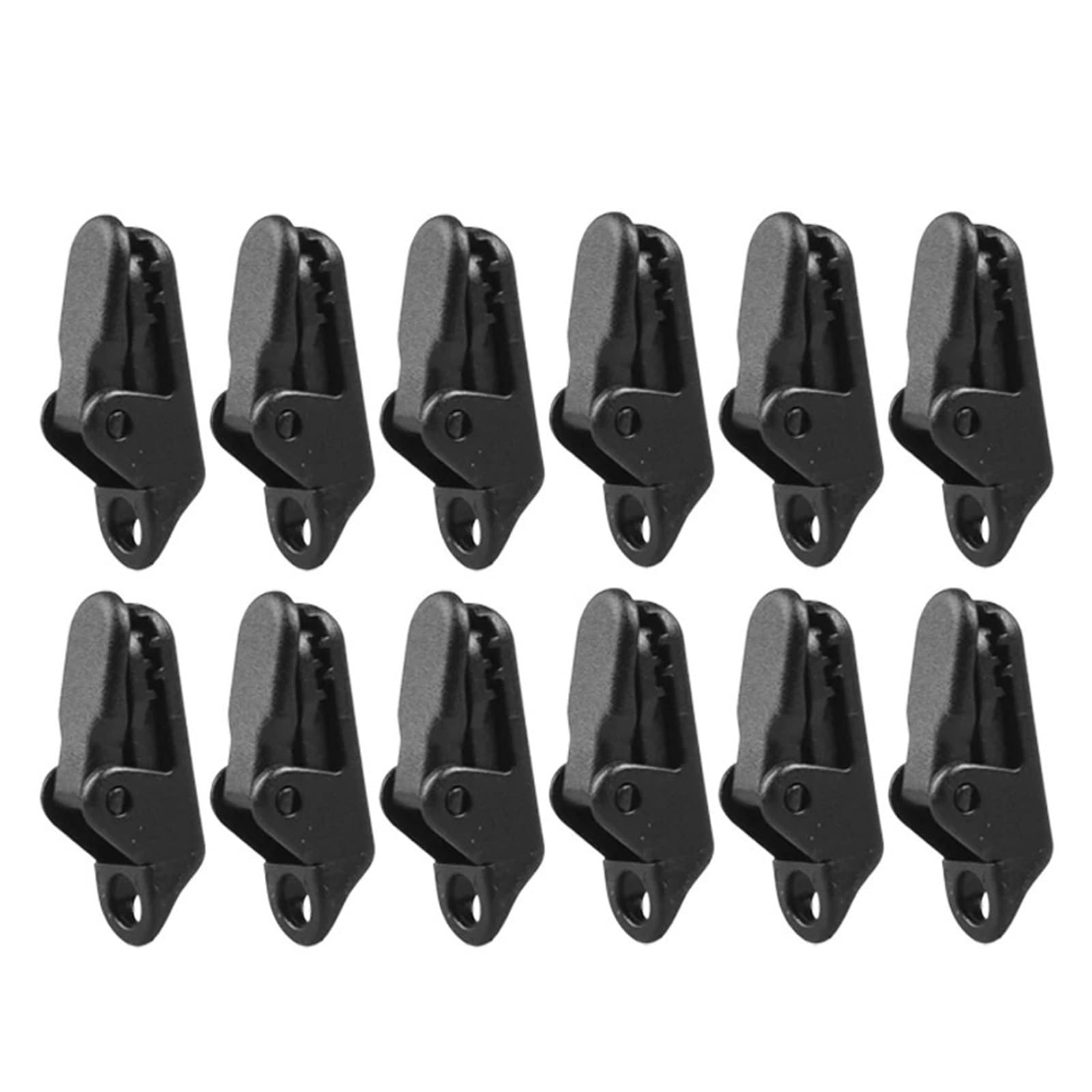 Cgrsdsd 36Pcs Tarpaulin Clips Outdoor Tarpaulin Clips Camping Tents Awning Wind Rope Clamp(36Pcs)