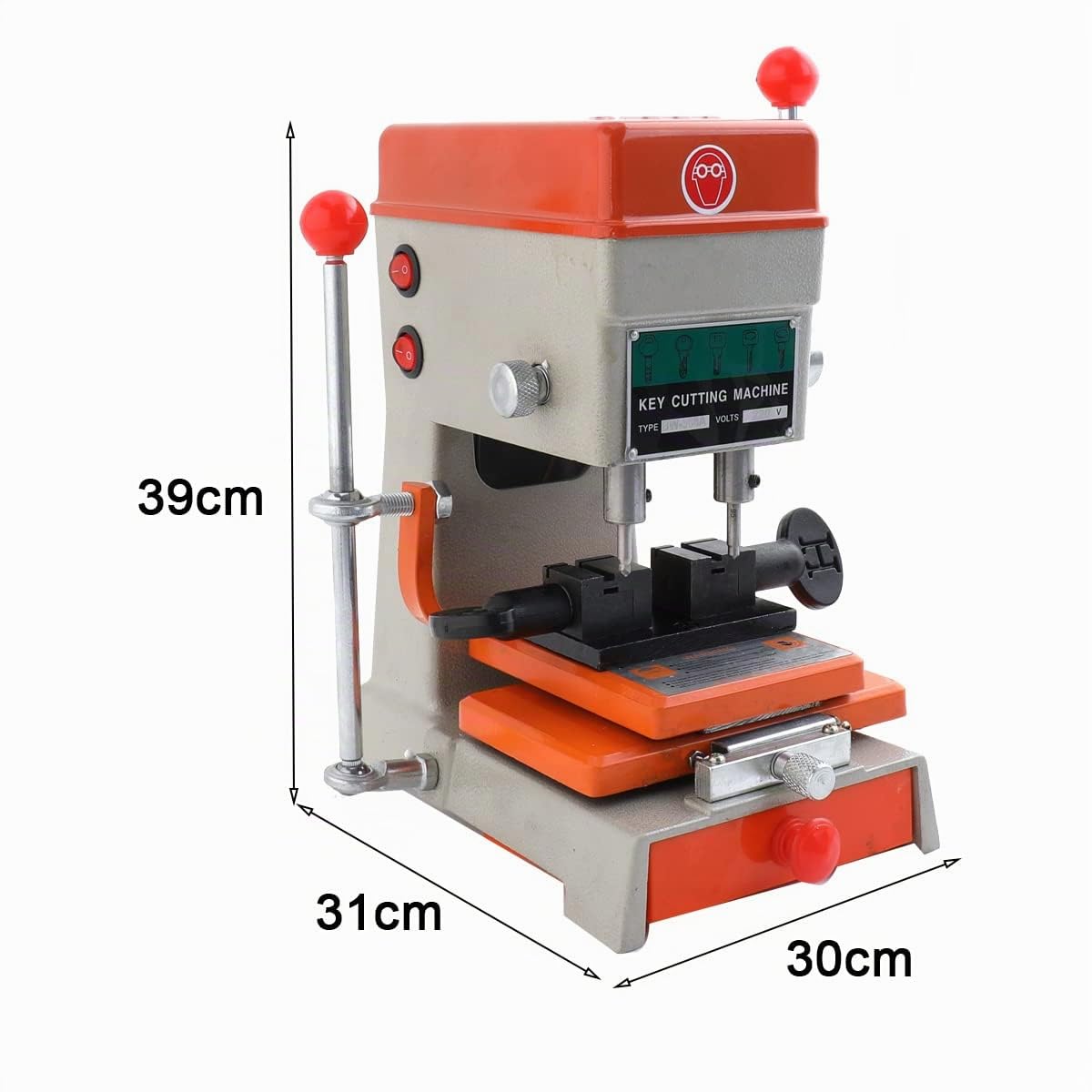 Máquina Copiadora y Fresadora de Llaves - Multiplicador Automático, Herramienta Profesional de Cerrajero 120 W