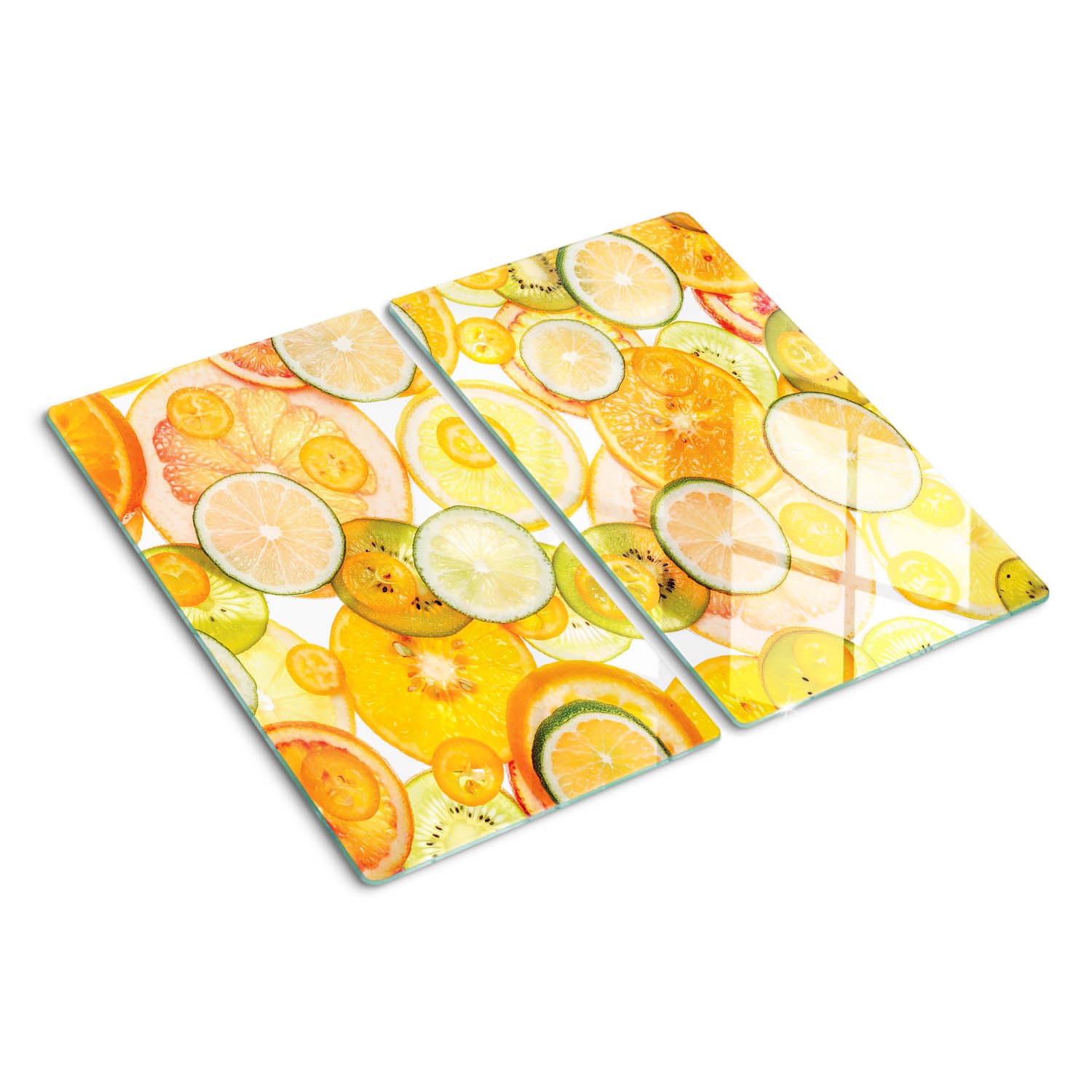 Planche de cuisine en verre 2x30x52 cm motif café en grains pour protéger votre plan de travail