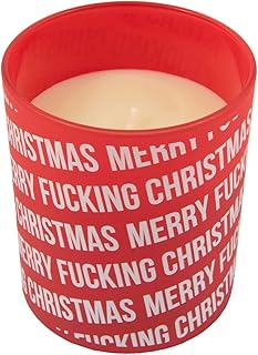 Velas con frase "Fucking Christmas" - Pack en color rojo y negro