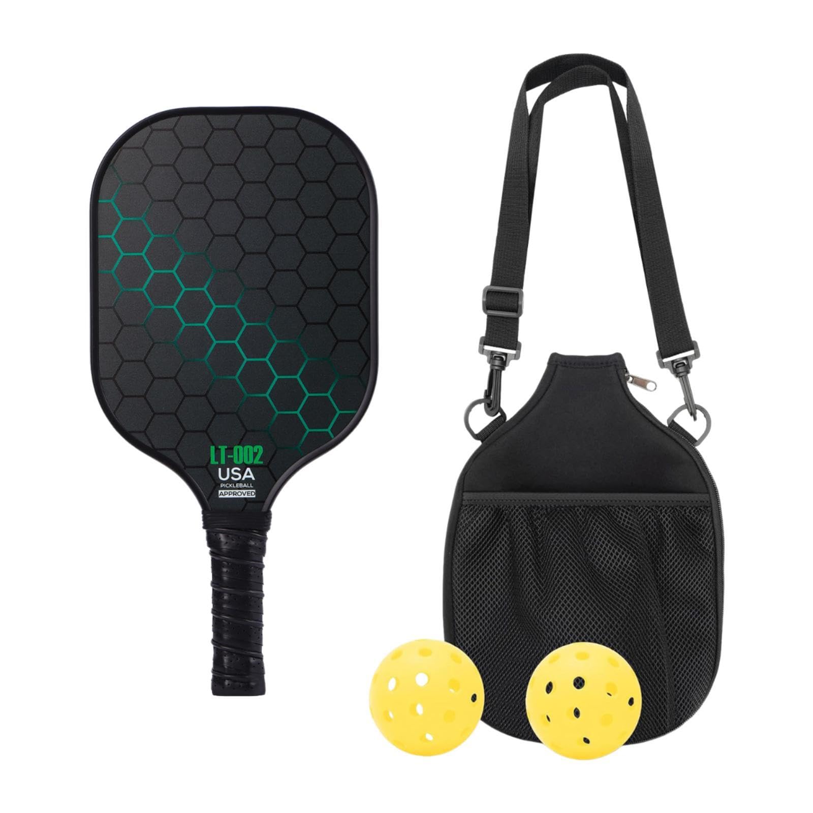 Pickleball Paddle Set Pickleball Racket for Birthday Gift Living Room Indoor Green | Racquets | Tennis | Tennis & Racquet Sports-image-44