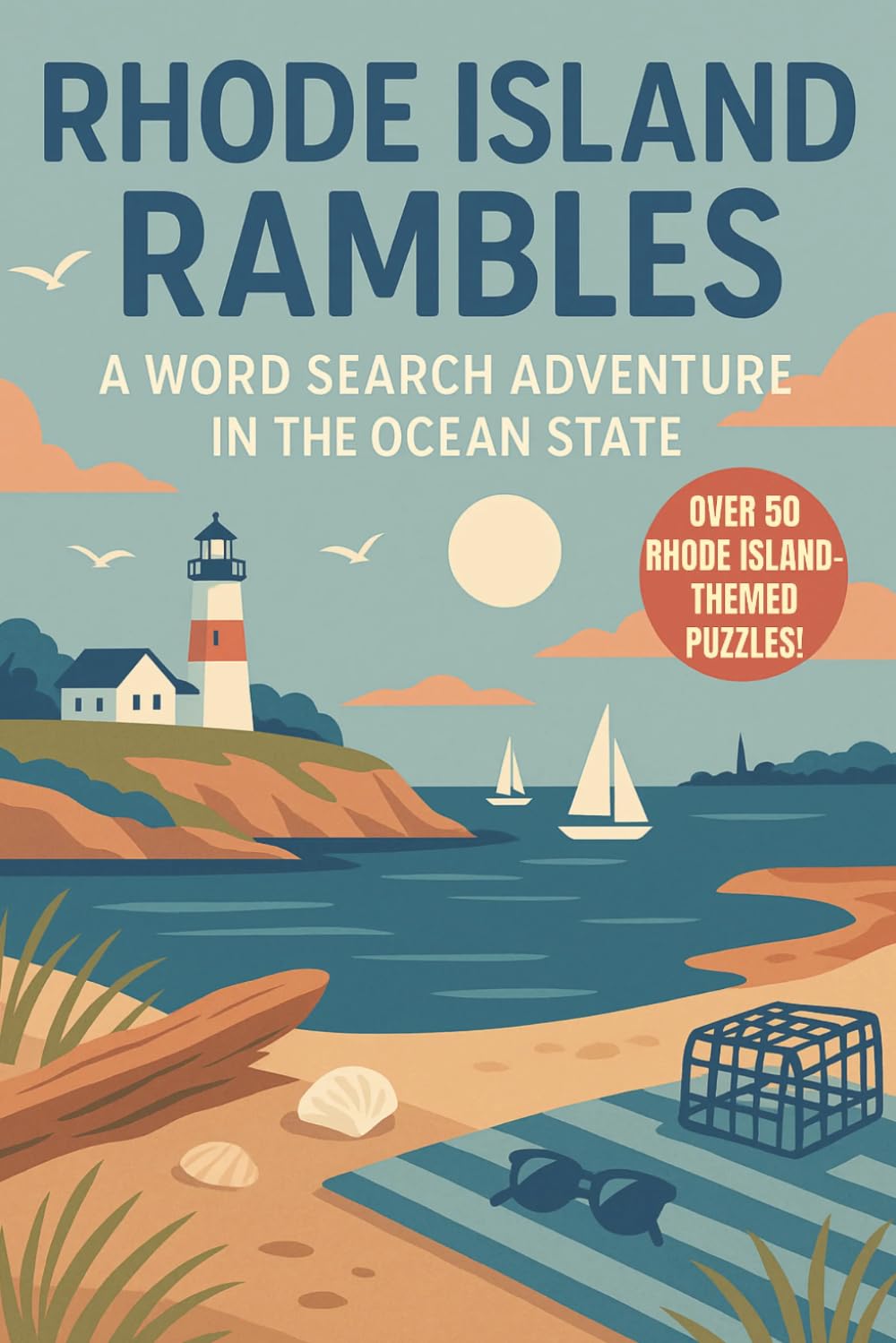 Rhode Island Word Search: A Puzzle Book about Rhode Island's Coastline, History, Culture and More