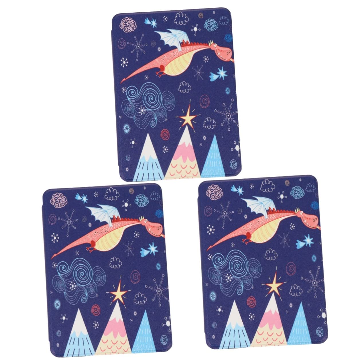 3pcs Case E-Book Reader E Readers Book Case Ultra- Thin Cover Book Cover Pu Blue Ultra-Thin Protective Cover E-Book Protective Case Protective Cover for E-Reader