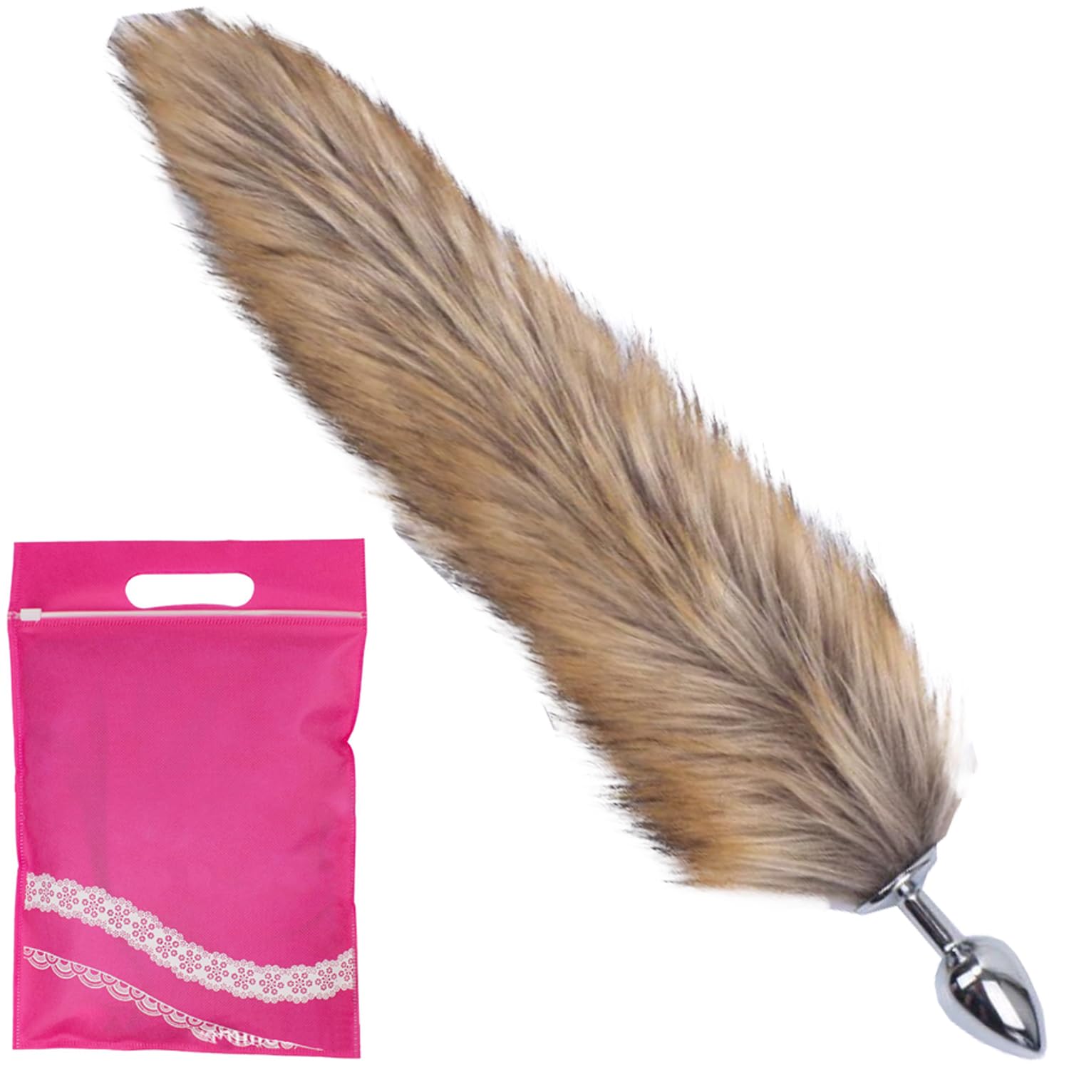 wolf anal plug Grey Wolf Tail Butt Plug with Ears