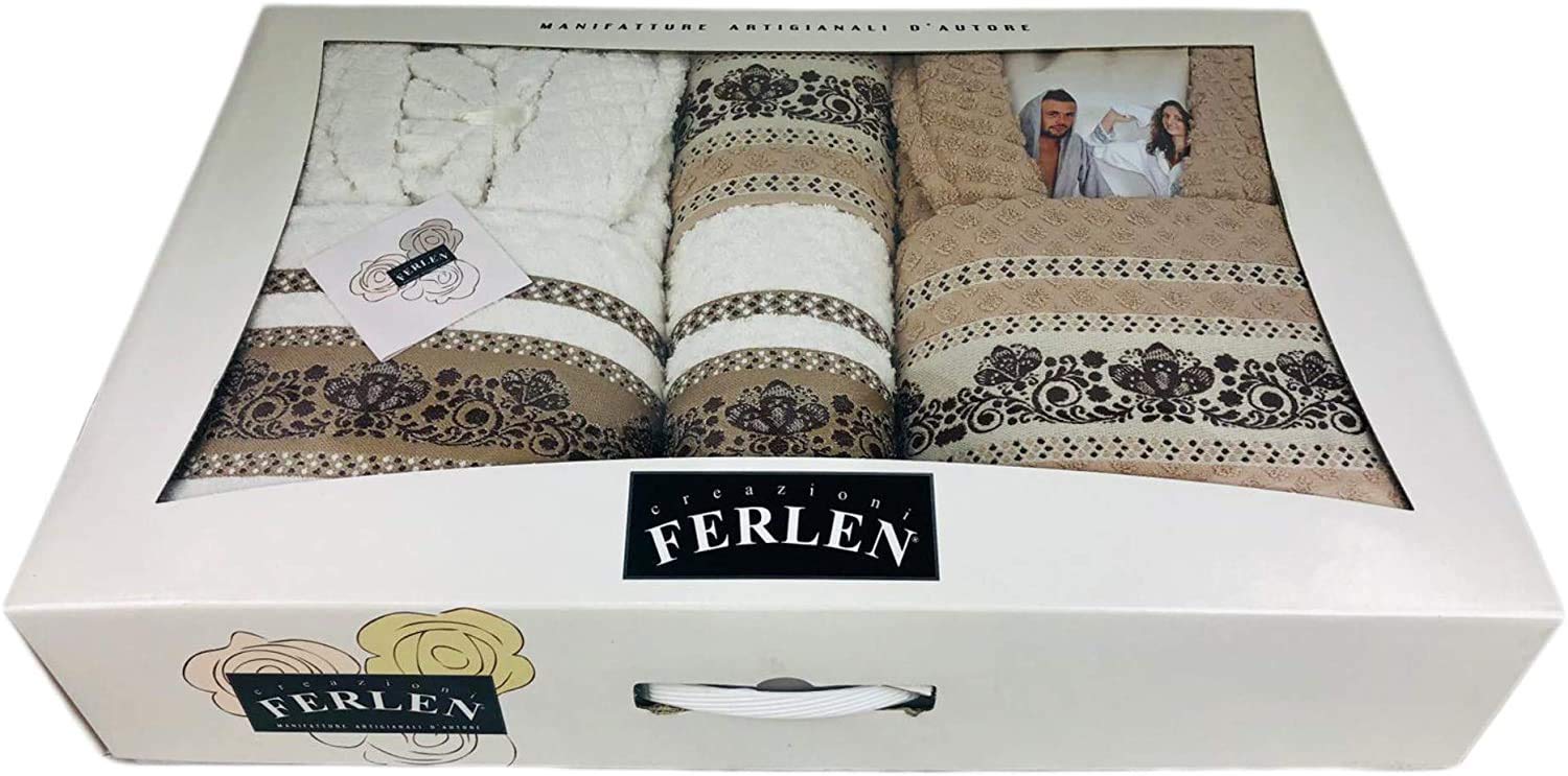 Completo Bagno Asciugamani e Accappatoi Uomo Donna Sinfony 0737