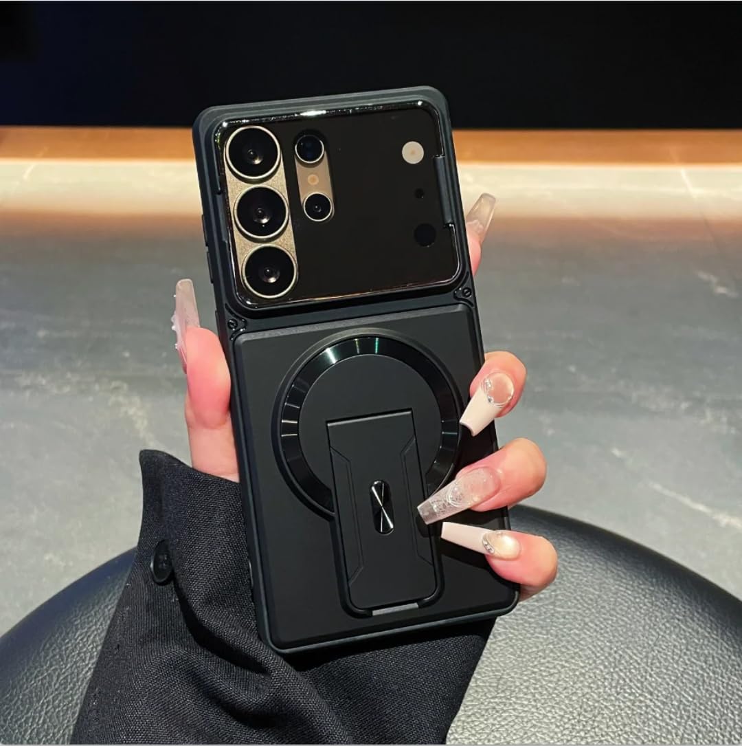 Coque antichoc pour Galaxy A37 avec support magnétique et protection caméra