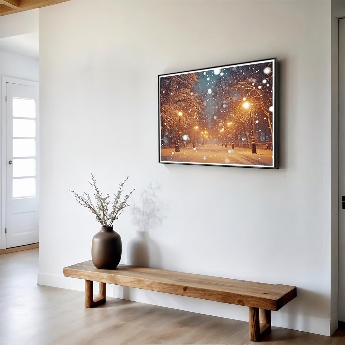 Ulica Diamentowy obraz diamentowy Kompletny prezent 135 x 100 cm L-2549