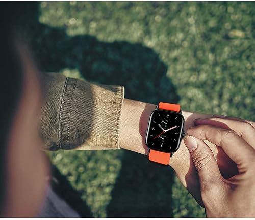 Miniatura 5 de Correa de reloj de silicona de 0.787 in0.866 in compatible con Amazfit GTR 1.654 in1.850 inGTR22eGTSGTS 2, pulsera deportiva de liberación rápida