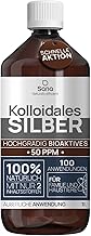 Kolloidales Silber 50 PPM 1000 ml ● Premium Silberwasser Stärker als 25ppm ● Für Mensch, Hund & Katze ● Carbon Neutral ● 100% natürlich mit 2 Zutaten