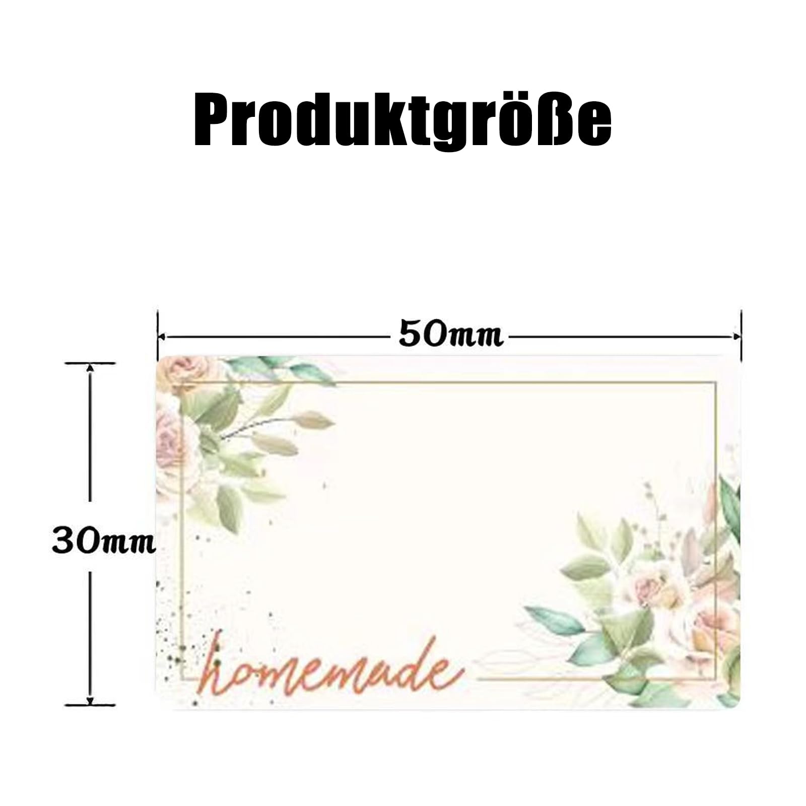 Etiquetas Autoadhesivas Para Mermeladas ¡Organiza Y Decora Con Flores!