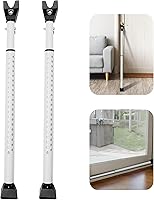 Vista 1 de Barra de seguridad para puerta corredera, bloqueo de puerta 2 en 1 ajustable, tope de puerta de seguridad – 40 ajustes diferentes, por Guard Dog