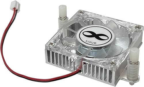 Miniatura 6 de WayPonDEV Funda acrílica para computadora VisionFive2 RISC-V Linux de una sola placa (con disipador de calor)