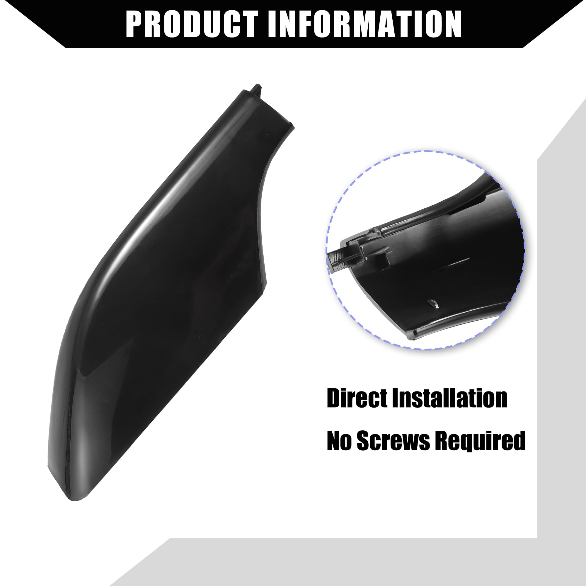 4-Piece Black Roof Rack End Cap Covers For Toyota RAV4 (2006-2012 Models)