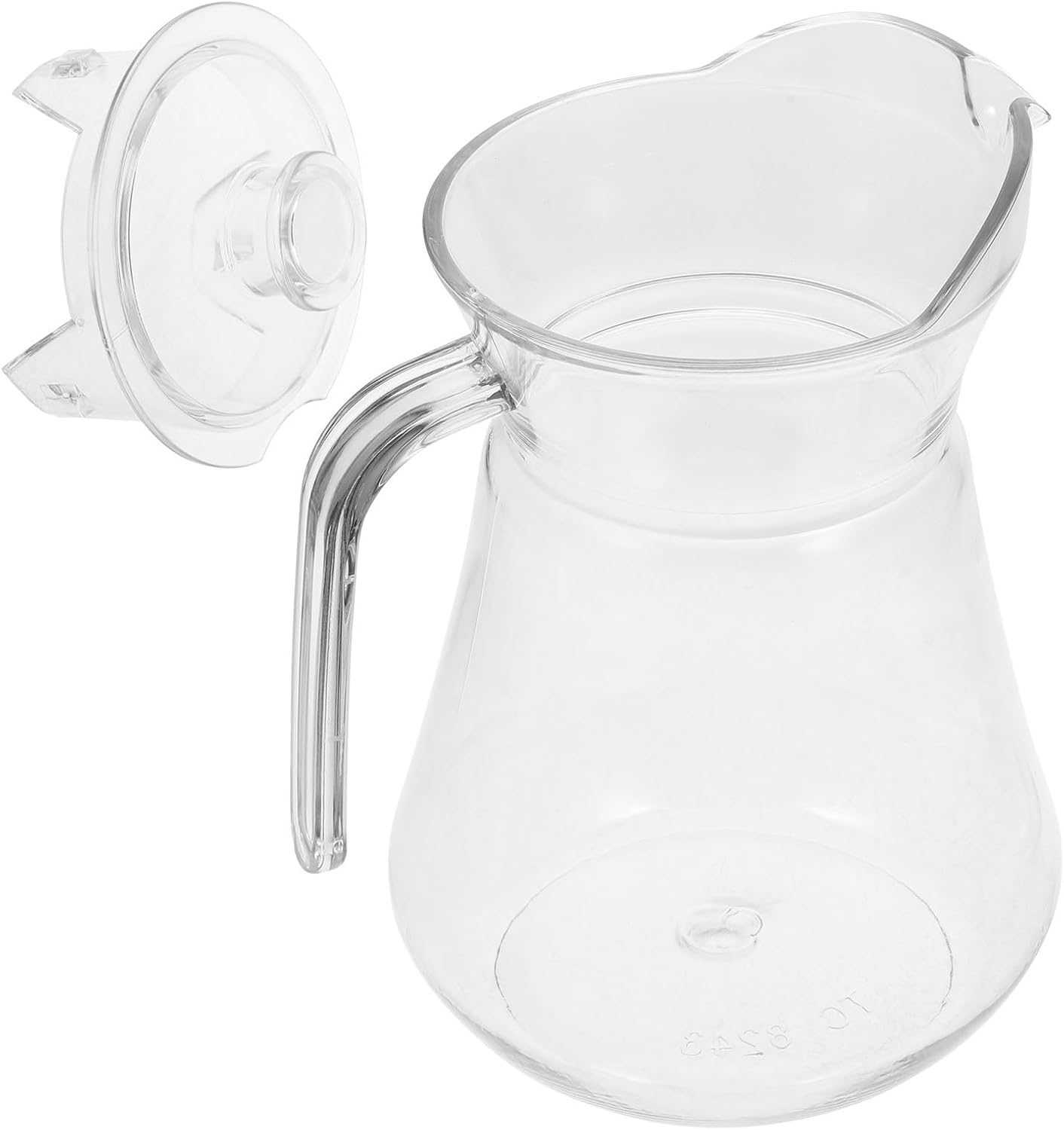 Acrylic Duck-billed Beverage Jug with Lid, 1l Juice Water Pitcher