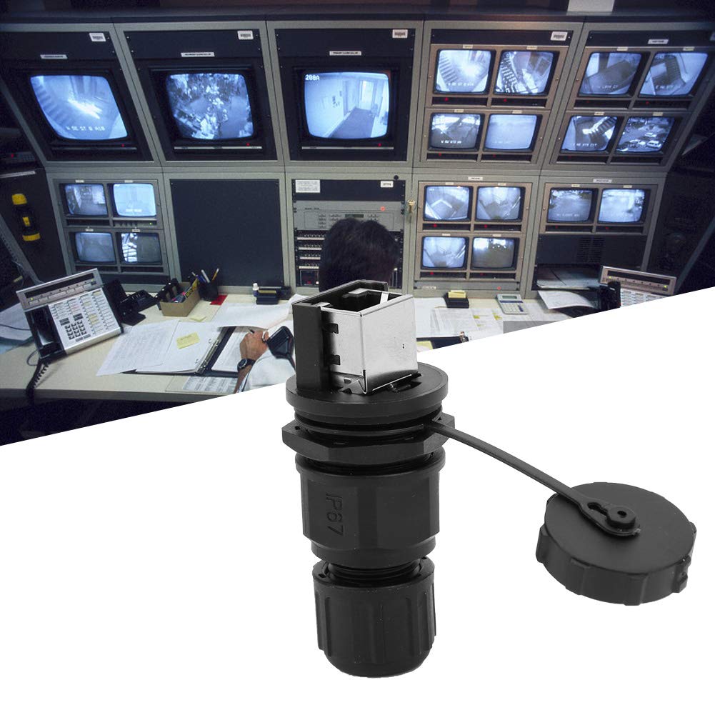 2Pcs Connettore RJ45, RJ45-180° Post Board Adattatore