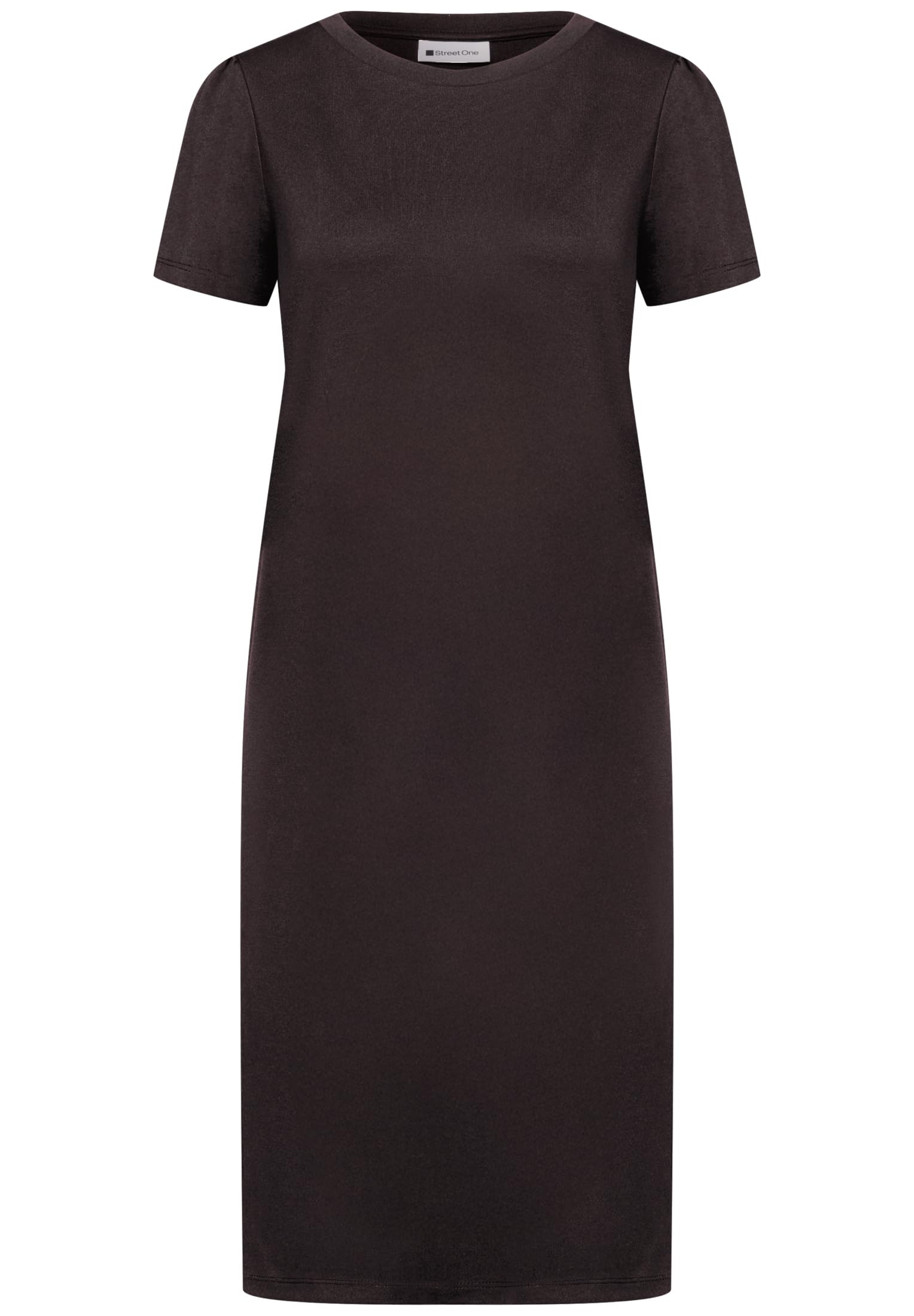 Street One Damen 1409311 Knielanes Kleid mit Puffärmeln (1er Pack)