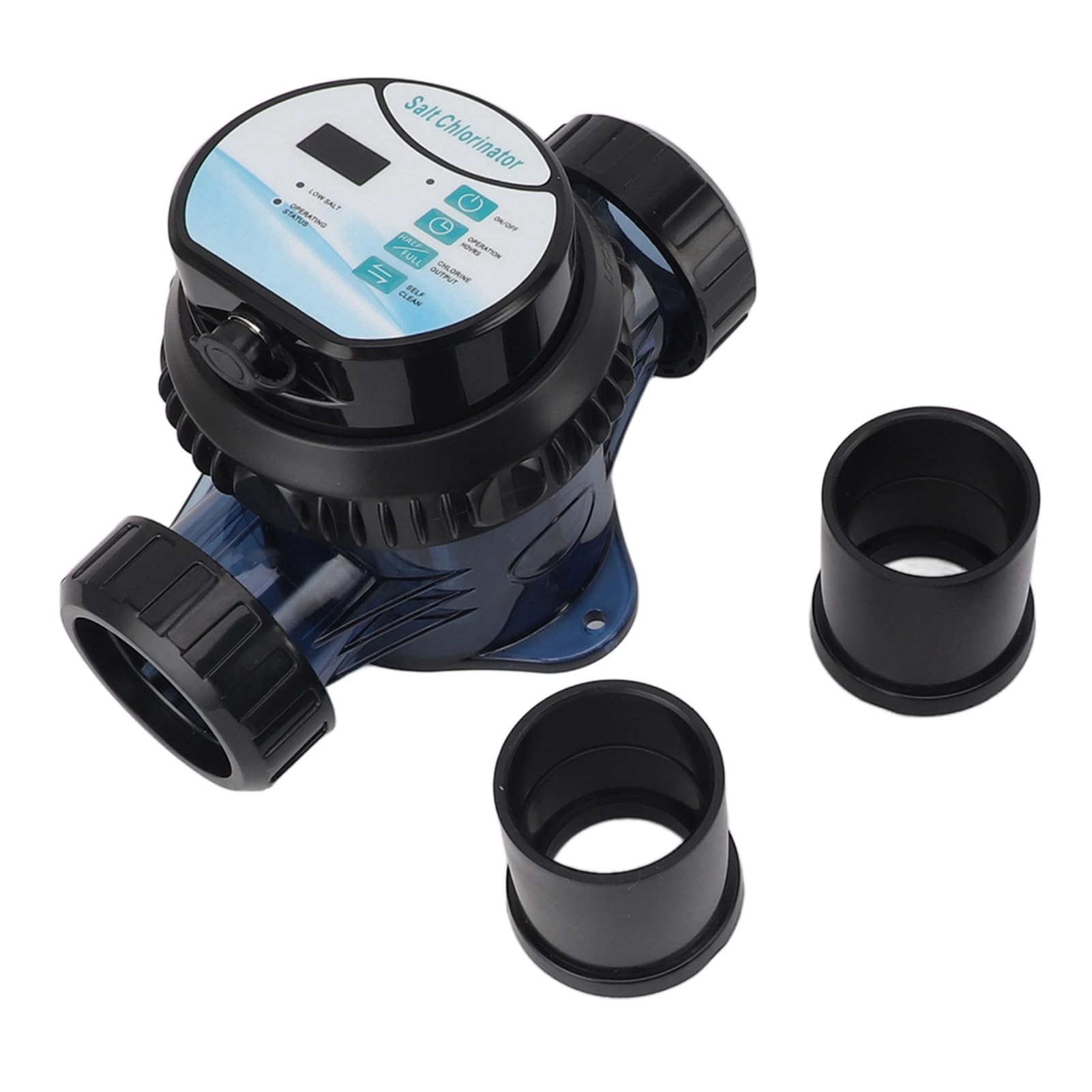 Máquina de Cloro Salino, Diseño Optimizado de la Boquilla, Monitoreo de Temperatura, Clorador de Agua Salada, Placa Desmontable para Piscina de SPA (ECR10)