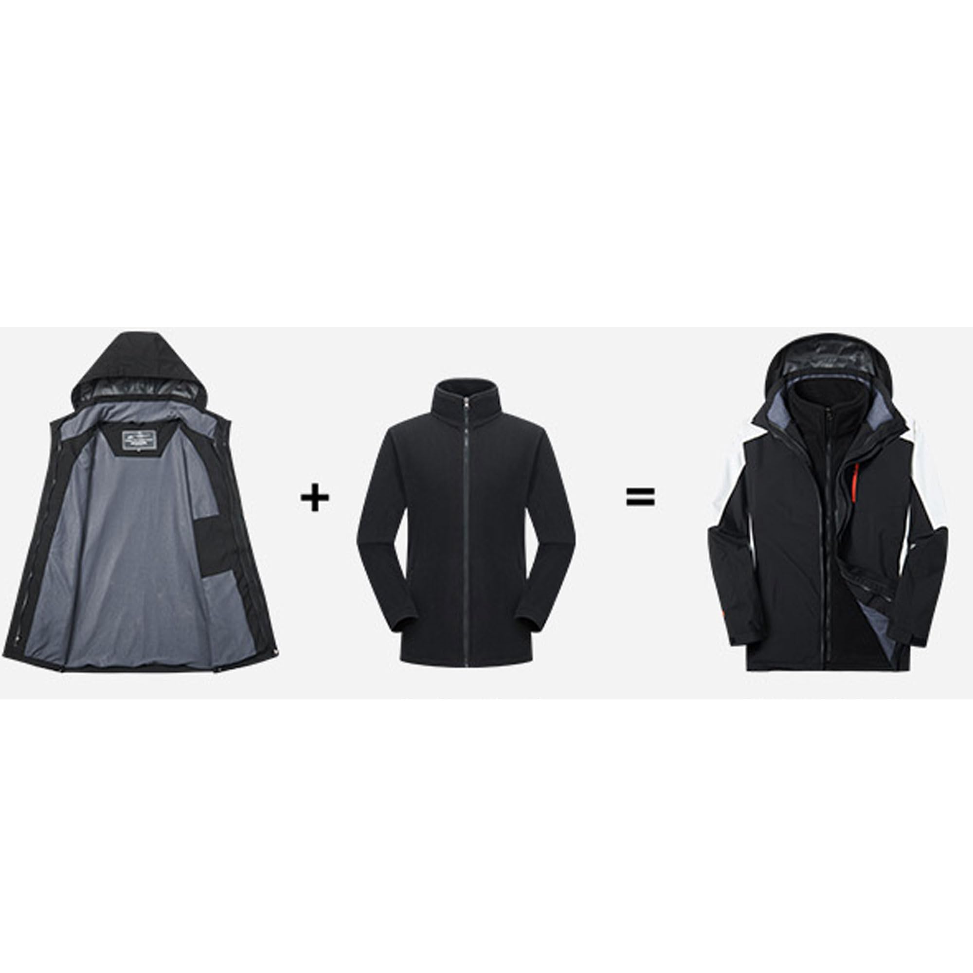 Legou Chaqueta de senderismo desmontable para hombre
