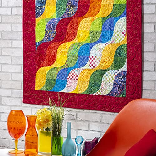 Drunkards Path Quilting Templates, Large | Curved Acrylic Tools For Use With 10” Precut Fabric Squares | Essential Quilt Supplies For Cutting Circle Patterns And Layer Cakes #TOP4