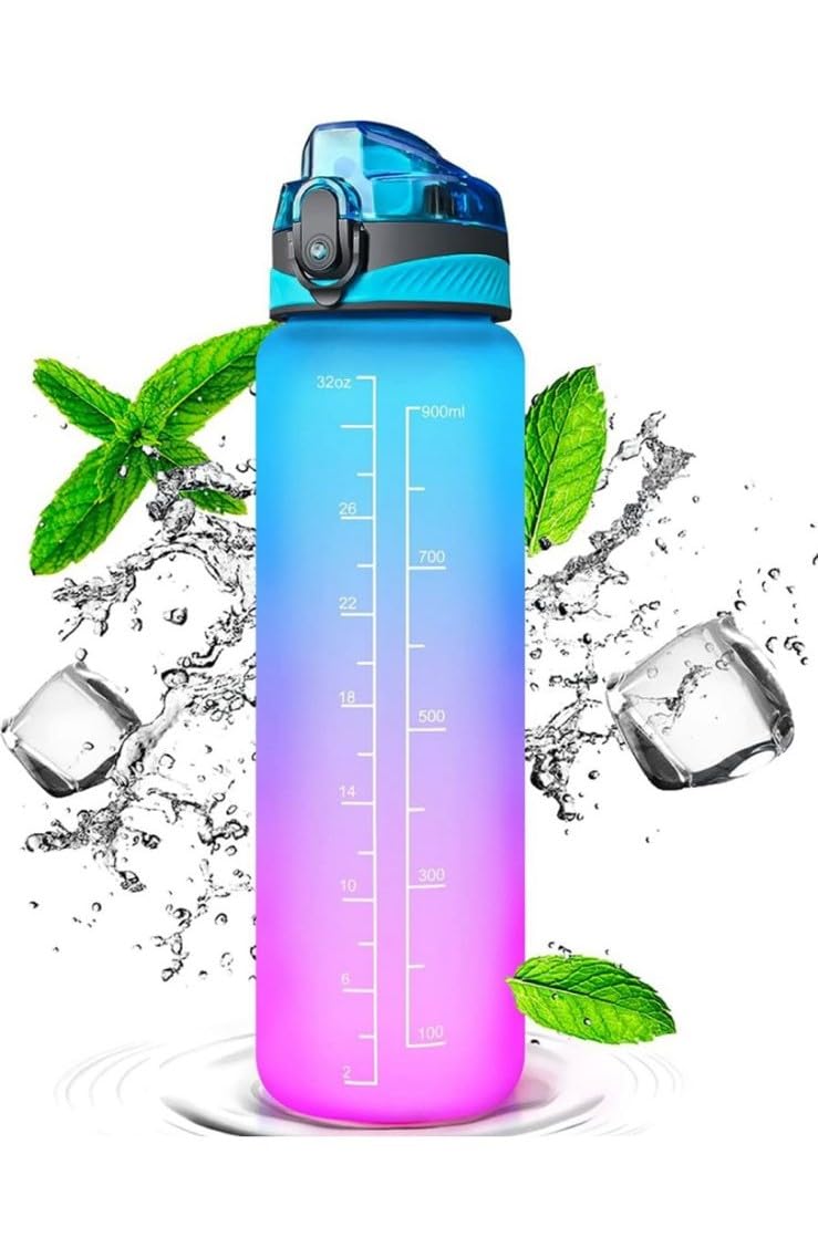 See full amazon price history chart for DFIT 1Litre Motivational Water Bottle with Motivational Quotes, Time Marker, cute stickers, sippers, Leakproof Durable BPA Free Non-Toxic Plastic Bottle for Office, Gym (Green & Purple) DFIT 1Litre Motivational Water Bottle with Motivational Quotes, Time Marker, cute stickers, sippers, Leakproof Durable BPA Free Non-Toxic Plastic Bottle for Office, Gym (Green & Purple) (B0D9HPGY1K) Amazon Price History, Amazon Price Tracker