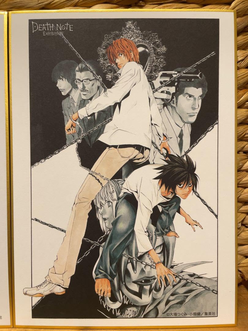 Amazon.co.jp: デスノート原画展 death note exhibition ミニ色紙