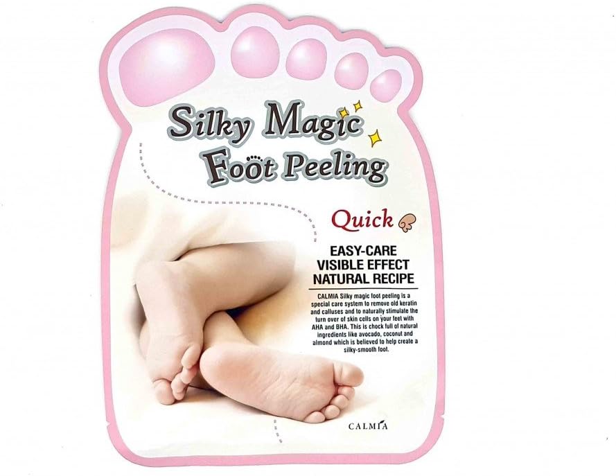 Quick Foot Peeling Mask. Exfoliationg Calluses and Dead Skin Away Foot Peel Mask