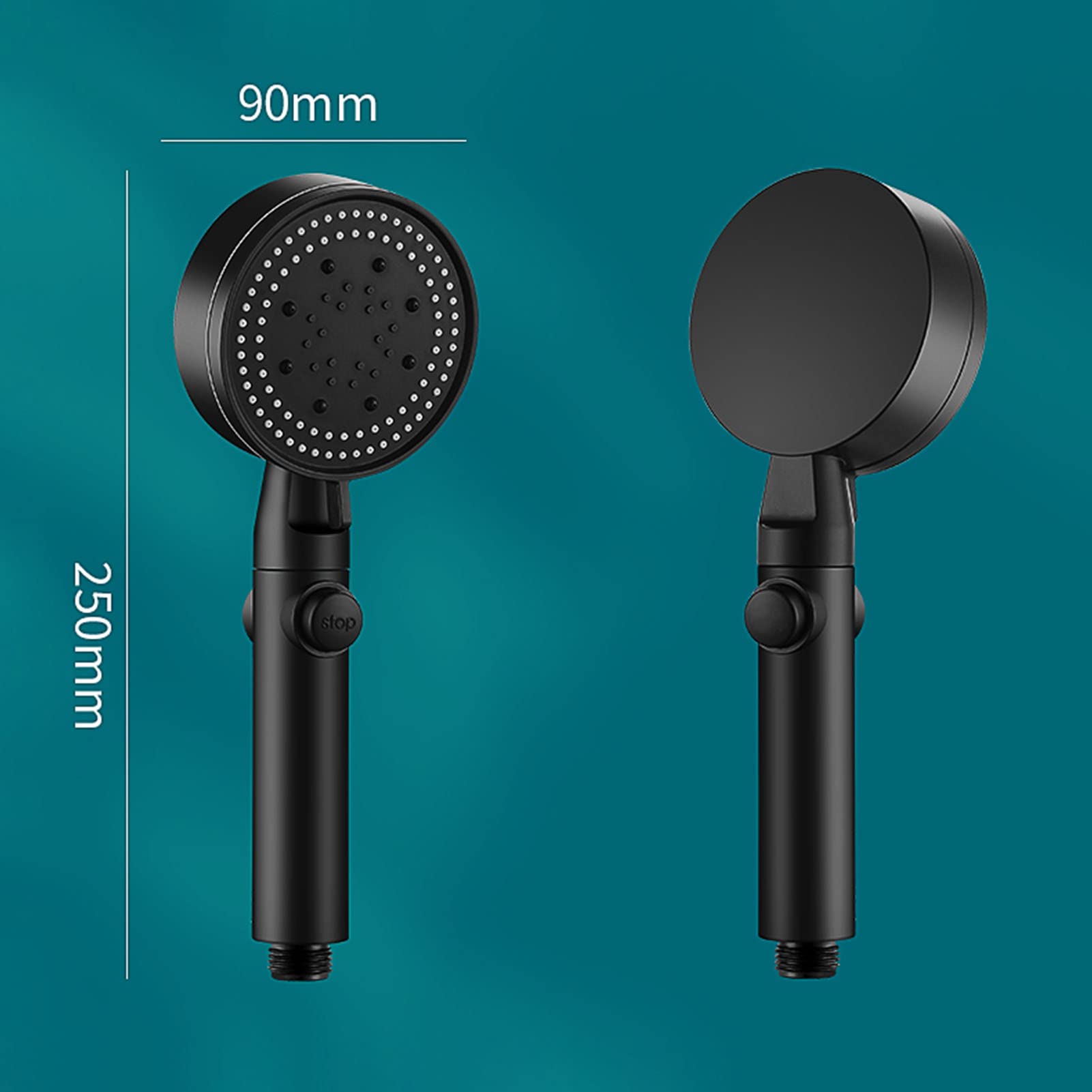 Cabezal de Ducha con 5 configuraciones de Modo, Cabezal de Ducha Grande de Lujo con rociador de Mano, Cabezal de Ducha de Alta presión para baño