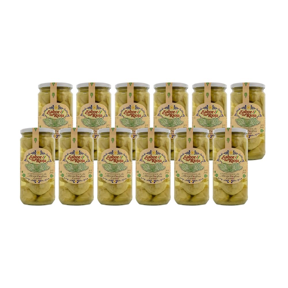 Alcachofas Enteras Artesana Sabor De Rioja 0.660 Kg (Pack 12 botes x 660 g.)