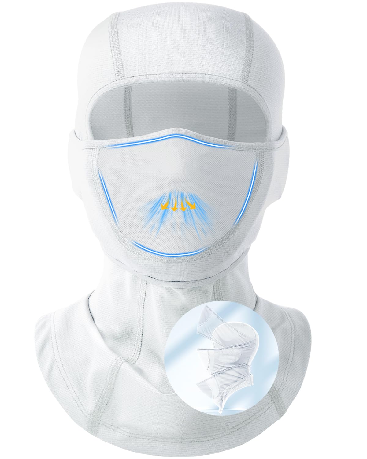Balaclava Ski Mask Shiesty Face Motorcycle Mask with Movable Deisgn Men Women-Windproof UV Dustproof for Outdoor Work