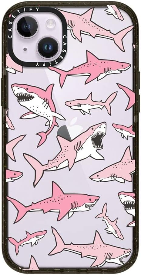 CASETiFY iPhone 14 Plus Case – Pink Sharks