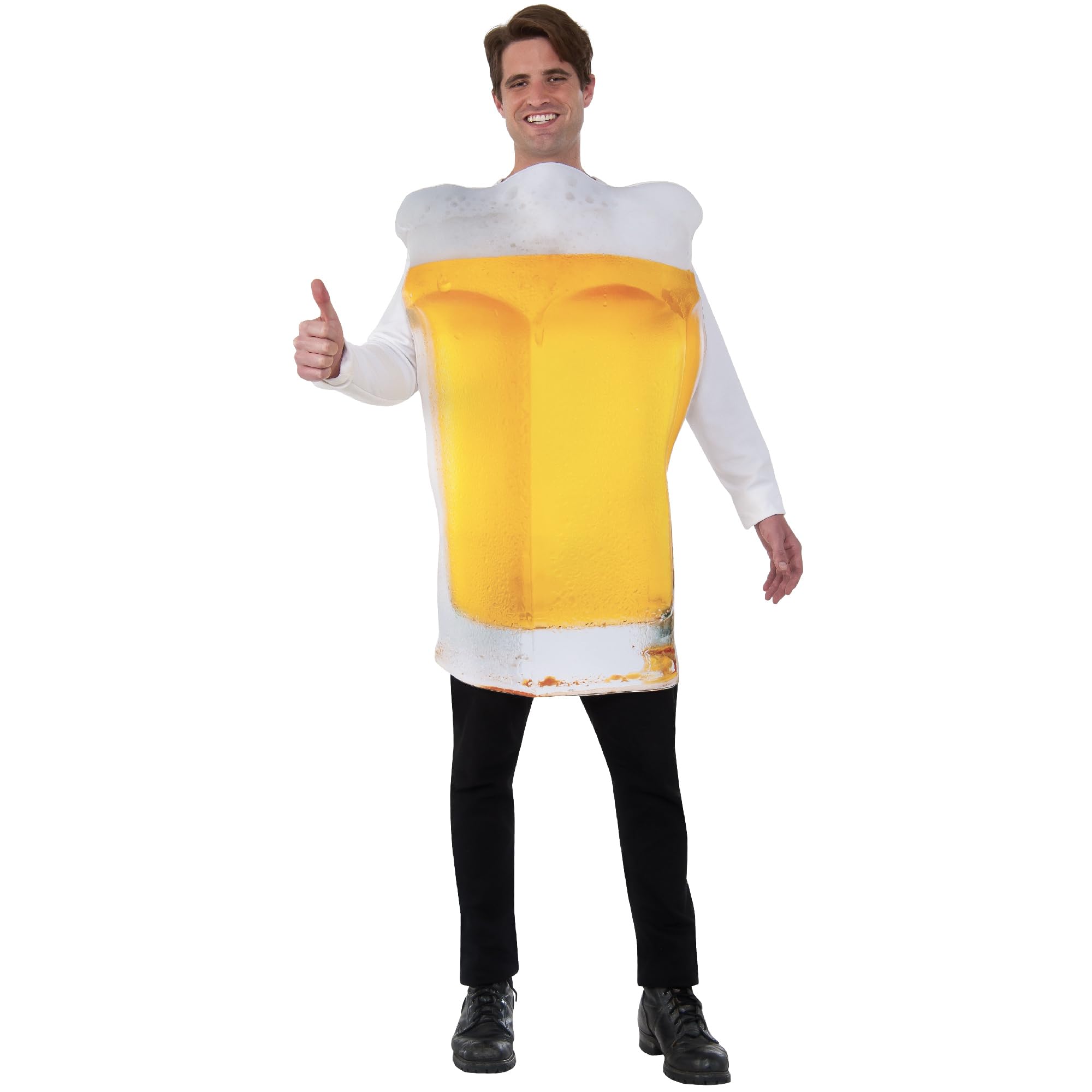 Rubies Official Pint of Beer Costume, Fancy Dress Up Accessory, Standard Size Halloween