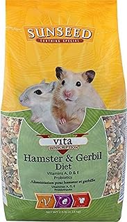 Sun Seed Company Sss93413 Sunscription Vita Daily Diet Hamster/Gerbil Food, 2.5-Pound