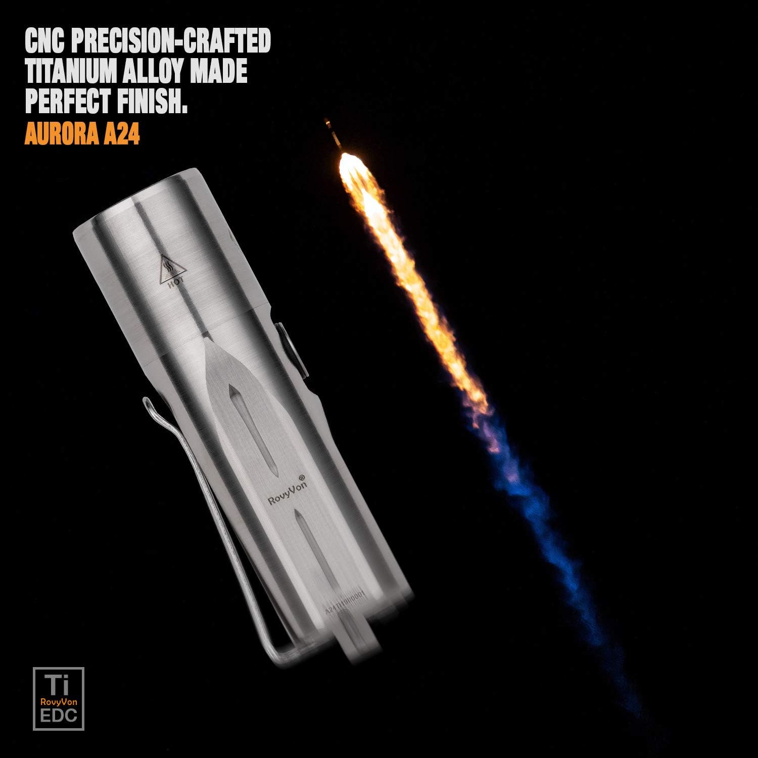 RovyVon Flashlight Rechargeable Flahlight Replaceable Photo