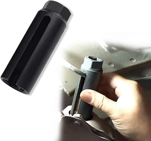 Toma de sensor de oxígeno de accionamiento con corte lateral de alambre de 6 puntos, diseño ranurado de 78 pulgadas (0.866 in), se puede instalar y