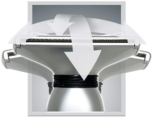 Miniatura 5 de MANGROOMER - Platino PRO - Nueva afeitadora de espalda con 3 cabezales flexibles de amortiguador, bisagra eléctrica, mango de alcance extremo y