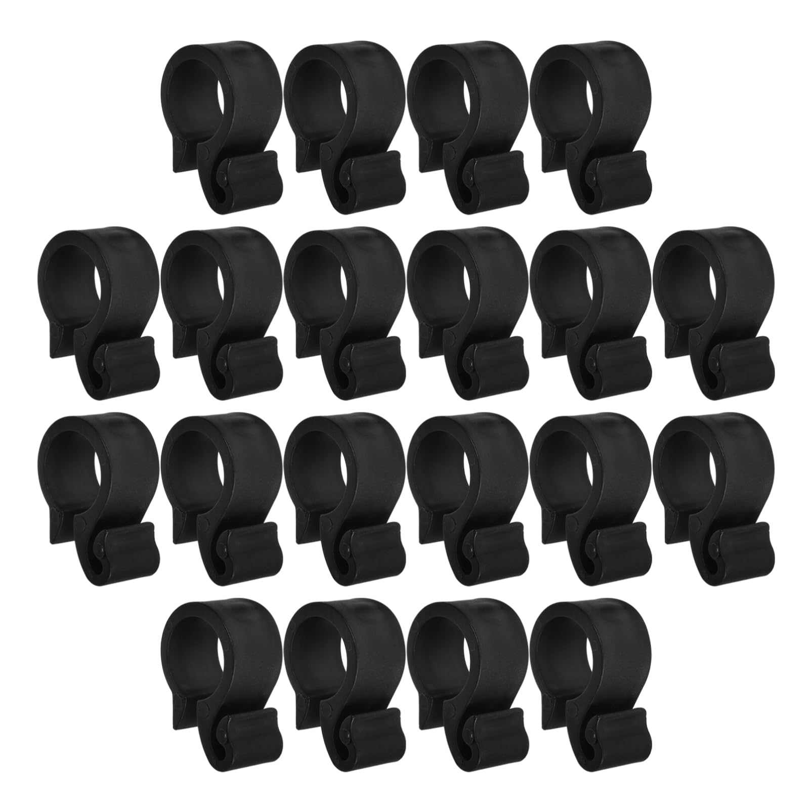 GALPADA 50Pcs Plastic Hose Clamps for Drip Irrigation Sturdy Garden Tube Clips for Secure Fixing Greenhouses and Gardens Versatile Irrigation Clamp Hooks for Efficient Water Flow