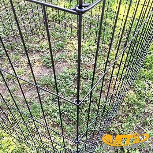Garden-Wire-Compost-Bin-36x36x30-inches-Black-Garden-Bed-Fencing