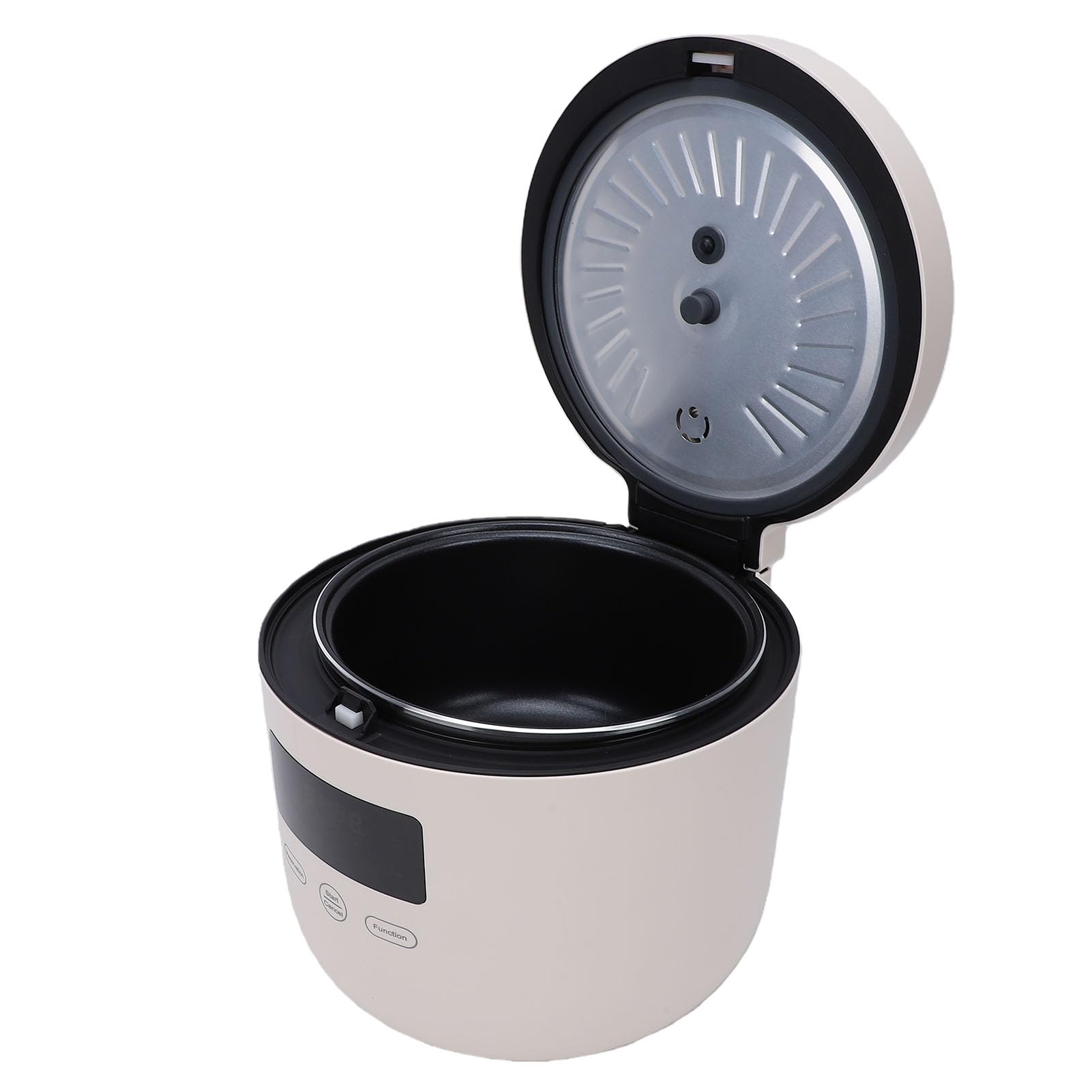 Cocoarm Pentola Elettrica Riso Intelligente, Antiaderente 3L Capacità, 220V 450W, per Zuppe Hotpot Pasta Uova, 24H Programmabile 8 in 1 Menu (Spina europea 220 V)
