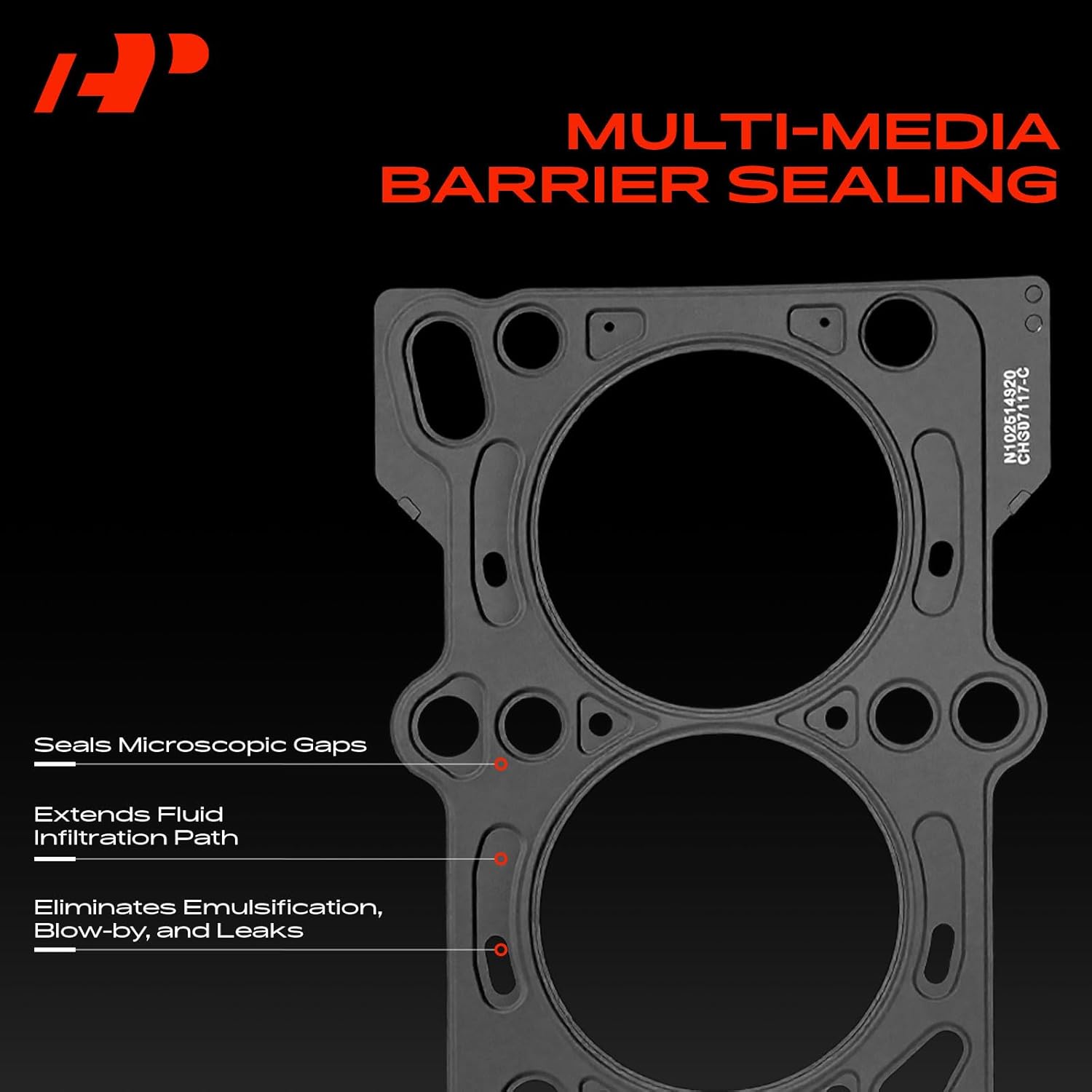 A-Premium L4 Engine Cylinder Head Gasket Compatible with Ford Probe 1993-1997 2.0L & Mazda 626 1993-1999 2.0L, MX-6 1993-1997 2.0L, Protege 1999-2000 1.8L, Non-Asbestos