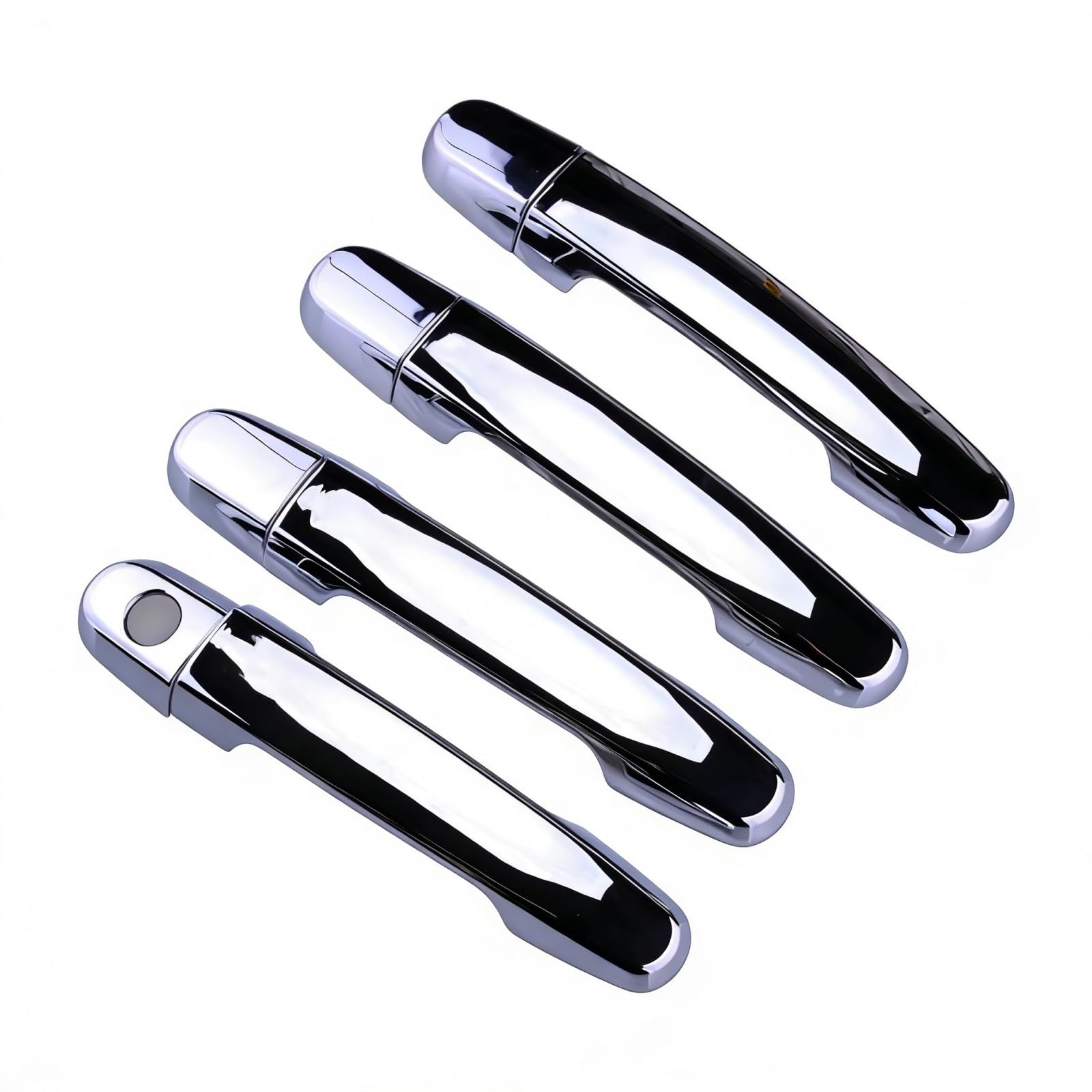 TRGDFDAA Door Handle Trims Covers Compatible with Toyota for Yaris 2010 2011 2012 2013 Exterior Door Handle Cover Trim Set with 1 Hole Decoration Accessories