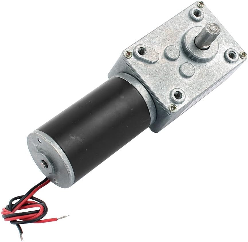 Sourcing Map DC 12V 150RPM 6mm Diameter Electric Shaft Geared Case Gear - View #7