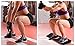 10M Long Squat Wedge Block with Resistance Bands - Adjustable Heel Elevated Rubber Ramp - Portable Incline Calf Stretcher - Non-Slip Slant Board - for Weightlifting, Powerlifting, and Mobility