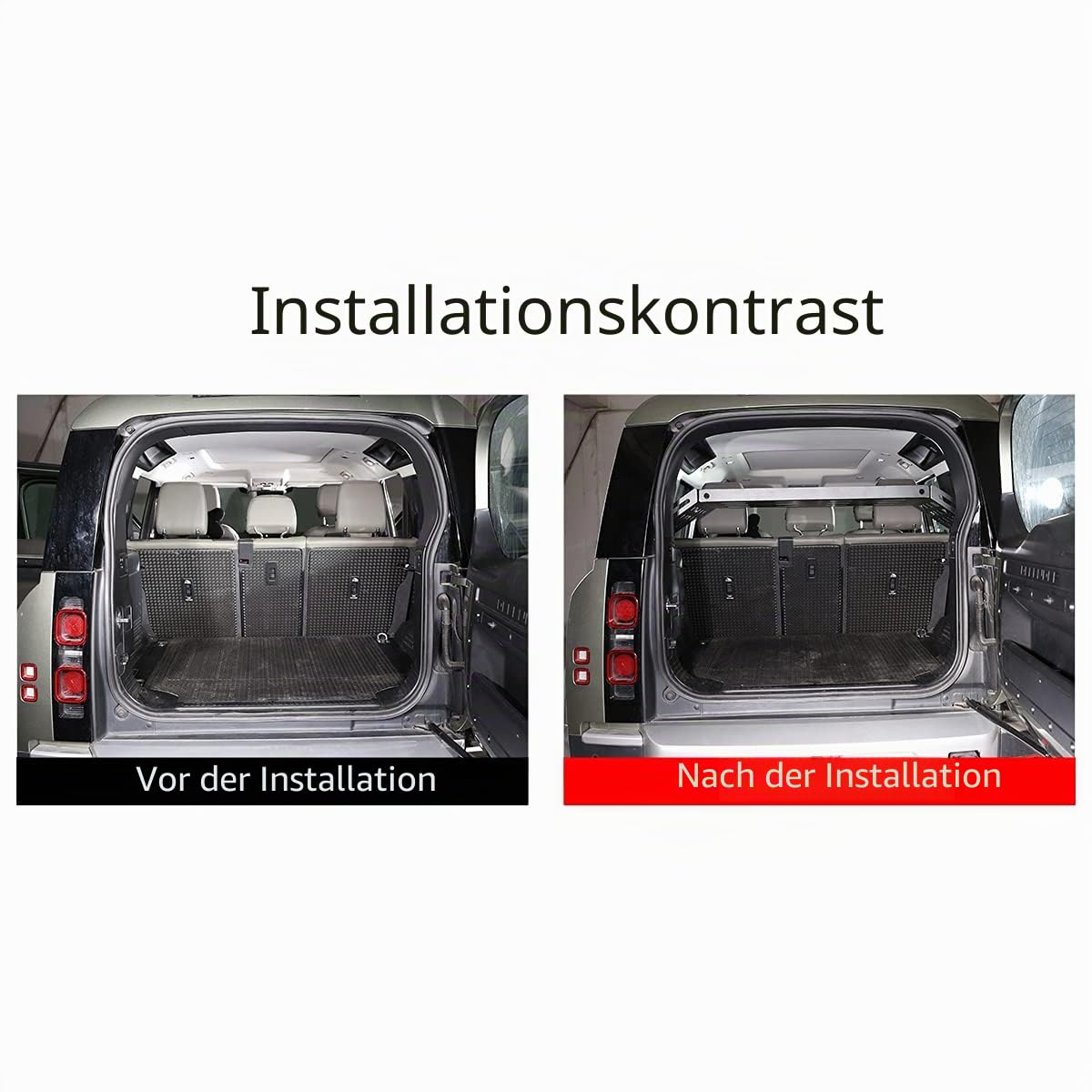 Kofferraum-Gepäckträger aus Aluminiumlegierung, für LR Defender 110 2020–2024