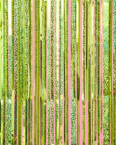 Image of xo, Fetti 2pk Lime Green Foil Curtain | Last Pickle Bachelorette, Margarita | Party Decorations, Party Supplies, Birthday Photo Booth, Margarita Bach Decor, Bridal Shower Backdrop
