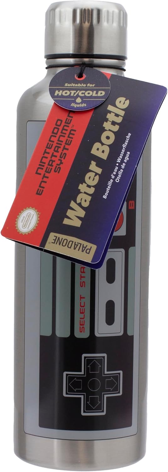 Borraccia NES Nintendo in acciaio inossidabile, 400 ml