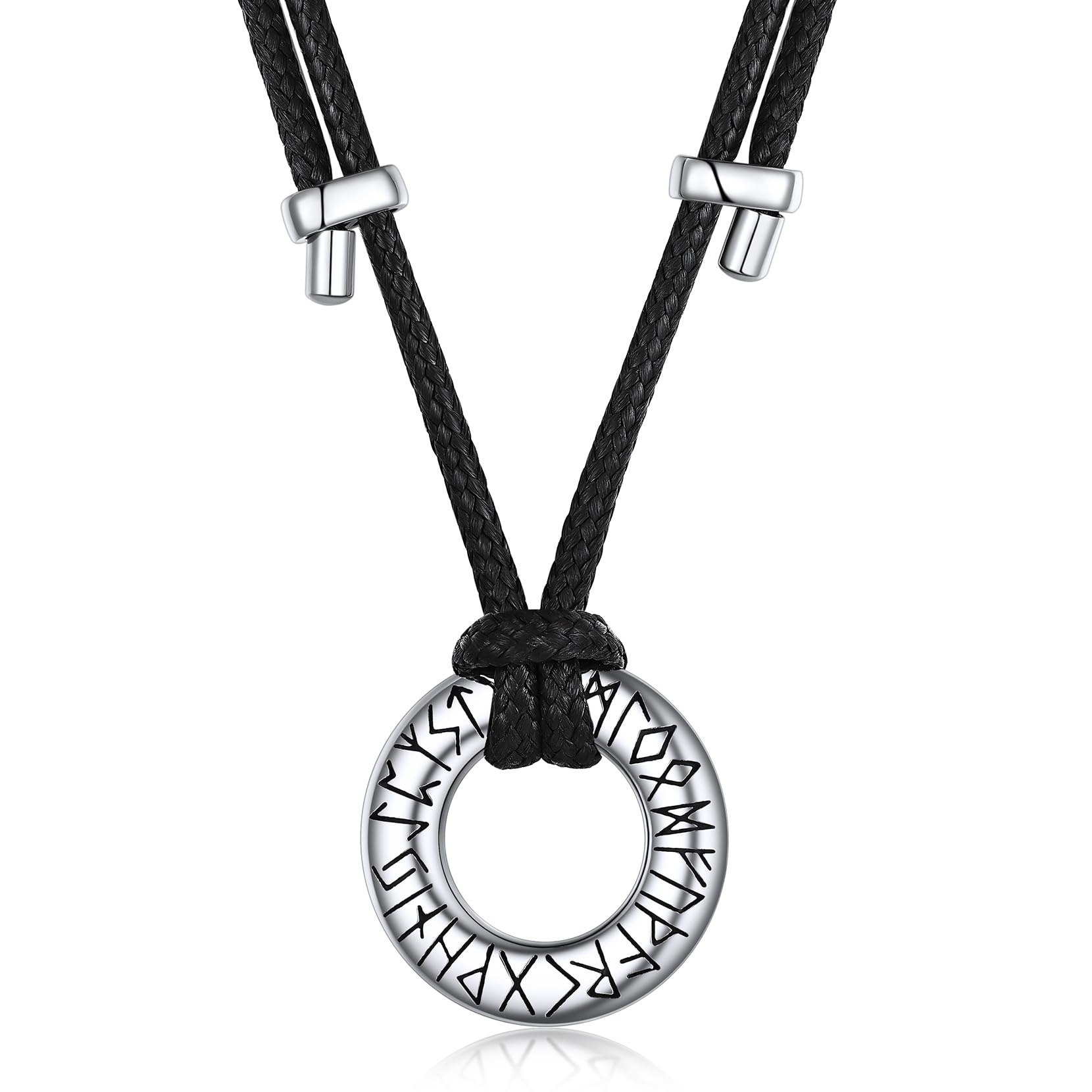 Richsteel Lederkette Herren Damen Wikinger kette für Herren