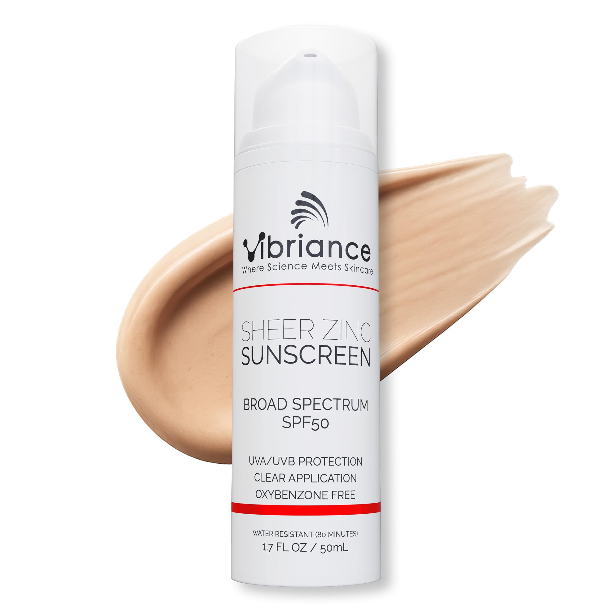 Amazon.com: Vibriance Sheer Zinc Sunscreen - Tinted Sunscreen for
