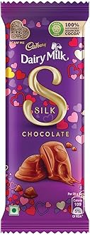 Cadbury Dairy Milk Silk Valentine Chocolate Bar, 60 g