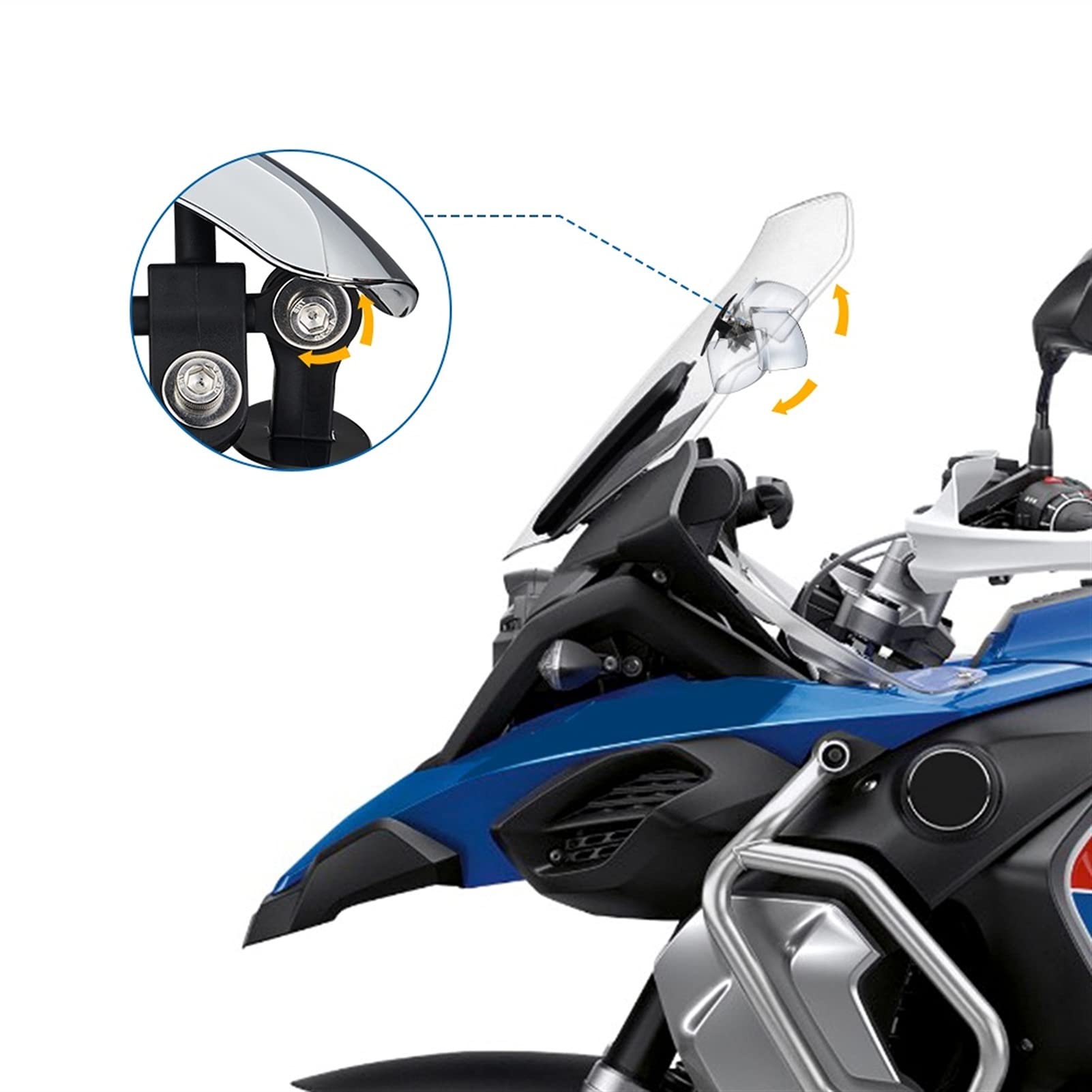 Rétroviseurs De Sécurité Rétroviseurs Moto pour Kawasaki pour Y&amaha Mt07 Mt09 MT 09 pour B&M&W R1200GS R1250GS Rétroviseur