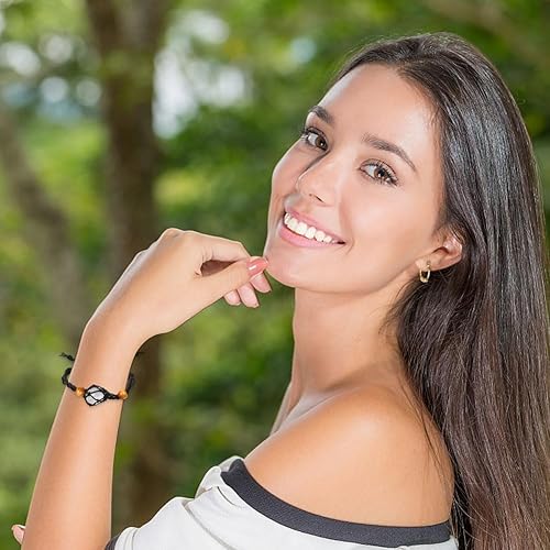 Miniatura 5 de 12 pulseras de cristal para pulseras vacías con jaula de piedra vacía, ajustable, trenzada, soporte de red de cristal de cuarzo, cuerdas de jaula de